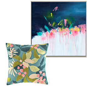Garden accessories — hanging pots, lighting and seating
